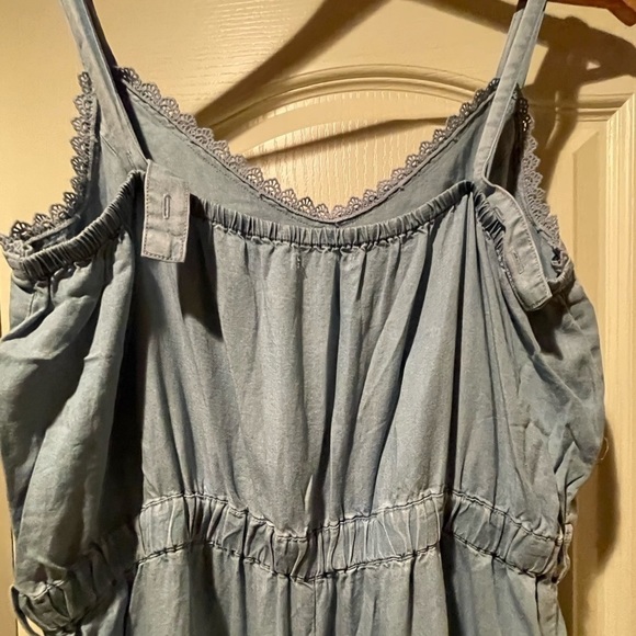 Maurice’s Chambray Jumpsuit, Blue, Size L, EUC - Picture 8 of 8